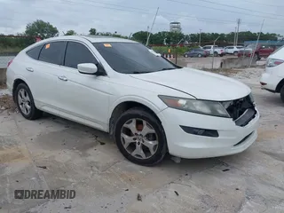 2010 Honda Crosstour EX-L z VIN 5J6TF1H5XAL007162, wystawiony jako IAAI lot #41928893 z przebiegiem 219 570 mil mil oraz . Historia ofert i sprzedaży dostępna na DreamBid. Obrazek 1.