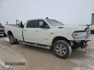 2021 Ram 3500 Laramie with VIN 3C63R3JL8MG622643, listed as a Copart auction lot 45374615 with 110,378 mi miles and Salvage Title. Bid and sale history available at carsss.com. Image 4.