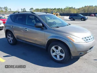 2003 Nissan Murano SL with VIN JN8AZ08T33W110622, listed as a IAAI auction lot 41846987 with 143,167 mi miles and . Bid and sale history available at DreamBid. Image 1.