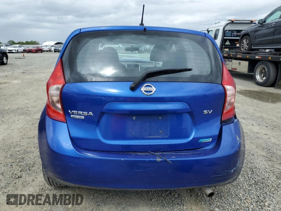 2014 Nissan Note S Plus with VIN 3N1CE2CP9EL369391, listed as a Copart auction lot 50994875 with 144,155 mi miles and Salvage Title. Bid and sale history available at DreamBid. Image 6.