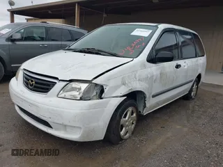 2001 Mazda MPV DX z VIN JM3LW28G210192393, wystawiony jako IAAI lot #42366997 z przebiegiem Nie podano mil oraz . Historia ofert i sprzedaży dostępna na DreamBid. Obrazek 2.