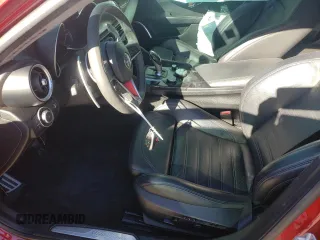 2019 Alfa Romeo Giulia Ti Sport with VIN ZARFAMBN0K7606082, listed as a Copart auction lot 74362754 with 0 mi miles and Salvage Title. Bid and sale history available at carsss.com. Image 7.