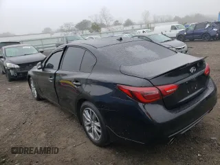 2021 Infiniti Q50 Pure z VIN JN1EV7AR6MM751988, wystawiony jako Copart lot #47480403 z przebiegiem 7 350 mil mil oraz Szkoda całkowita • Salvage title. Historia ofert i sprzedaży dostępna na DreamBid. Obrazek 2.