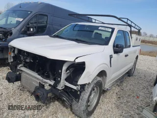 2021 Ford F-150 XL с VIN 1FTEX1CP1MKF01165, выставлен на аукционе Copart как лот 46837035 с пробегом 74 077 миль миль и Чистый • Clean title. История ставок и продаж доступна на DreamBid. Изображение 1.