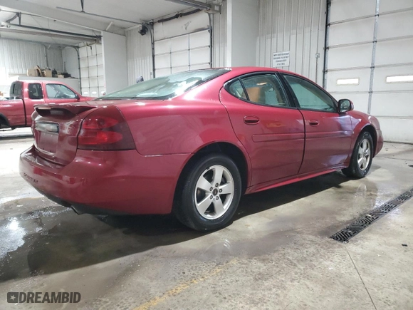 2006 Pontiac Grand Prix with VIN 2G2WP552461210082, listed as a Copart auction lot 43070695 with 78037 miles and Salvage Title. Bid and sale history available at carsss.com. Image 3.