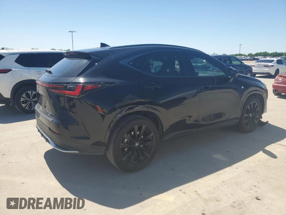 2024 Lexus NX with VIN JTJKKCFZ1R2034733, listed as a Copart auction lot 54135635 with 0 mi miles and Salvage Title. Bid and sale history available at carsss.com. Image 3.