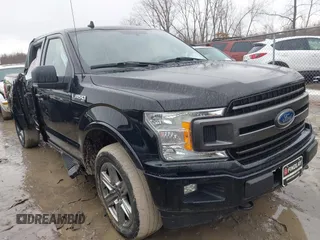 2018 Ford F-150 XL with VIN 1FTEW1E57JFA51993, listed as a IAAI auction lot 41620187 with 103,449 mi miles. Bid and sale history available at carsss.com. Image 1.