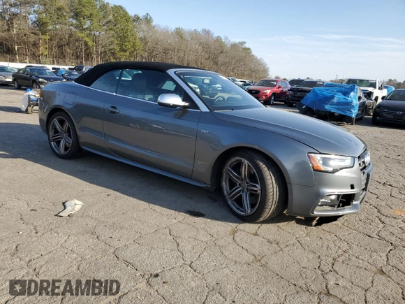 2014 Audi S5 Premium Plus z VIN WAUCGAFH1EN003671, wystawiony jako Copart lot #48007325 z przebiegiem 73 666 mil mil oraz Szkody całkowita. Historia ofert i sprzedaży dostępna na DreamBid. Obrazek 4.