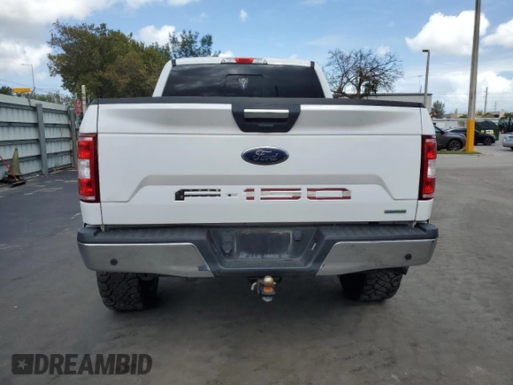 2018 Ford F-150 XL with VIN 1FTEW1EG5JKD91555, listed as a Copart auction lot 52226745 with 94,172 mi miles and Salvage Title. Bid and sale history available at DreamBid. Image 6.