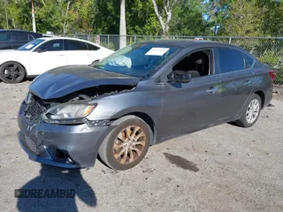 2019 Nissan Sentra SV with VIN 3N1AB7AP2KY445046, listed as a IAAI auction lot 41772474 with 109,105 mi miles and . Bid and sale history available at carsss.com. Image 2.