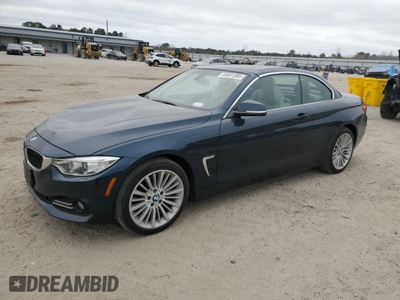 2016 BMW 4 Series 428i xDrive with VIN WBA3T1C55GP821711, listed as a Copart auction lot 44401385 with 54,833 mi miles and Salvage title. Bid and sale history available at DreamBid. Image 1.