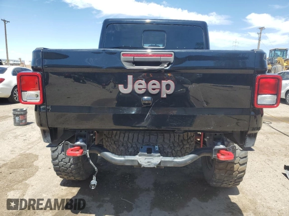 2020 Jeep Gladiator Rubicon z VIN 1C6JJTBG8LL154950, wystawiony jako Copart lot #53676205 z przebiegiem 22 999 mil mil oraz Szkoda całkowita • Salvage title. Historia ofert i sprzedaży dostępna na DreamBid. Obrazek 6.