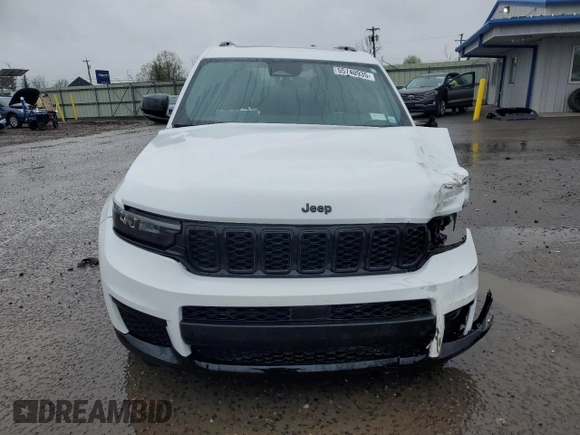 2023 Jeep Grand Cherokee Laredo with VIN 1C4RJKAG1P8825536, listed as a Copart auction lot 55740935 with 35,600 mi miles and Salvage title. Bid and sale history available at DreamBid. Image 5.