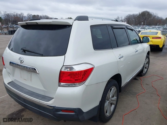 2012 Toyota Highlander Limited with VIN 5TDYK3EH0CS068023, listed as a IAAI auction lot 41508481 with 1 mi miles. Bid and sale history available at carsss.com. Image 4.