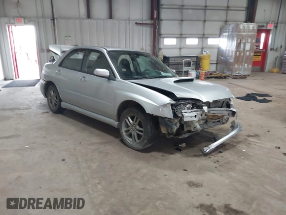 2005 Subaru Impreza Sedan (Natl) WRX with VIN JF1GD29685H514201, listed as a IAAI auction lot 41354280 with 89,751 mi miles. Bid and sale history available at carsss.com. Image 1.
