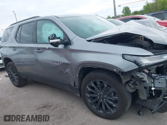 2023 Chevrolet Traverse RS with VIN 1GNEVJKW9PJ340838, listed as a IAAI auction lot 42346131 with Not provided miles and . Bid and sale history available at DreamBid. Image 13.