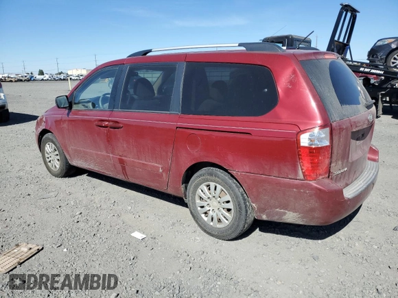 2012 Kia Sedona LX with VIN KNDMG4C74C6433769, listed as a Copart auction lot 69897564 with 161,793 mi miles and Salvage Title. Bid and sale history available at carsss.com. Image 2.