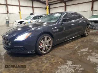 2017 Maserati Quattroporte z VIN ZAM56RRL4H1217395, wystawiony jako Copart lot #83762004 z przebiegiem 41 409 mil mil oraz Szkoda całkowita • Salvage title. Historia ofert i sprzedaży dostępna na DreamBid. Obrazek 1.