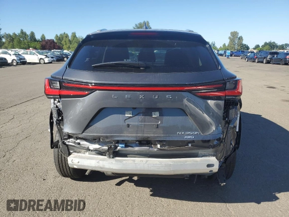 2022 Lexus NX with VIN JTJAKCEZ2N5000984, listed as a Copart auction lot 57164614 with 15,351 mi miles and Salvage Title. Bid and sale history available at carsss.com. Image 6.