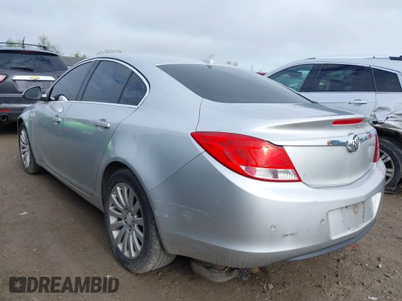 2011 Buick Regal CXL RL6 with VIN W04GU5GC7B1115153, listed as a IAAI auction lot 42135288 with 203,376 mi miles and . Bid and sale history available at DreamBid. Image 3.