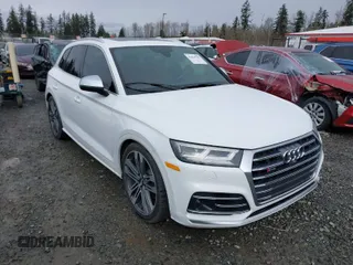 2018 Audi SQ5 Prestige with VIN WA1C4AFY2J2226366, listed as a IAAI auction lot 41834789 with 1 mi miles. Bid and sale history available at carsss.com. Image 1.