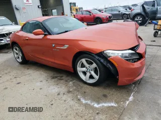 2016 BMW Z4 sDrive28i with VIN WBALL5C56GJ997841, listed as a Copart auction lot 80018144 with 0 mi miles and Salvage Title. Bid and sale history available at carsss.com. Image 4.