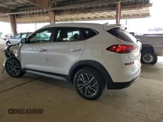 2021 Hyundai Tucson Ultimate with VIN KM8J3CAL0MU339969, listed as a Copart auction lot 58592275 with 20,953 mi miles and Salvage title. Bid and sale history available at DreamBid. Image 2.