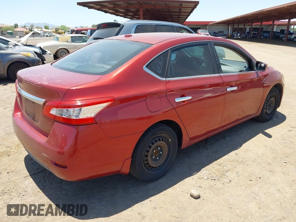 2015 Nissan Sentra SV z VIN 3N1AB7APXFY317353, wystawiony jako IAAI lot #42451545 z przebiegiem 159 530 mil mil oraz . Historia ofert i sprzedaży dostępna na DreamBid. Obrazek 4.