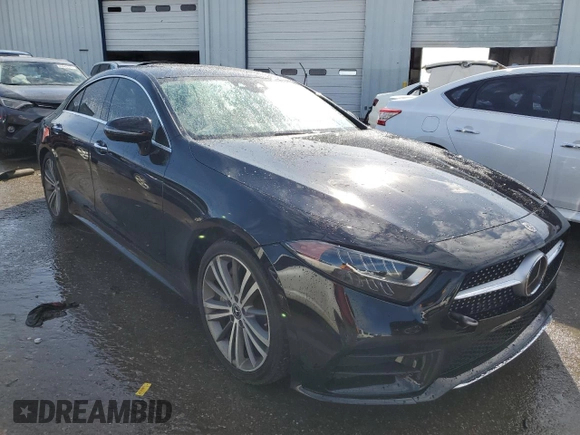 2019 Mercedes-Benz CLS with VIN WDD2J5KB7KA033419, listed as a Copart auction lot 83600804 with 74,674 mi miles and Salvage Title. Bid and sale history available at carsss.com. Image 4.