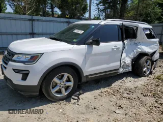 2018 Ford Explorer XLT with VIN 1FM5K7D87JGB63533, listed as a Copart auction lot 61860215 with 80,294 mi miles and Salvage title. Bid and sale history available at DreamBid. Image 1.