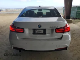 2014 BMW 3 Series 328d with VIN WBA3D3C58EK157360, listed as a Copart auction lot 60518335 with 181,162 mi miles and Salvage title. Bid and sale history available at DreamBid. Image 6.