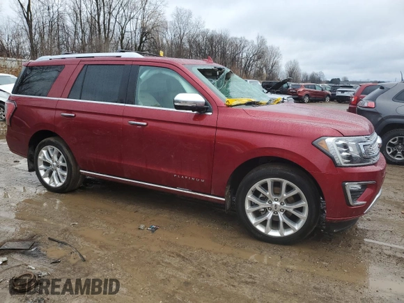 2018 Ford Expedition Platinum with VIN 1FMJU1MT4JEA55750, listed as a Copart auction lot 86452284 with 51,053 mi miles and Clean Title. Bid and sale history available at carsss.com. Image 4.