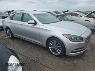 2017 Genesis G80 3.8L with VIN KMHGN4JE2HU167123, listed as a Copart auction lot 76287094 with 0 mi miles and Non Repairable. Bid and sale history available at carsss.com. Image 4.