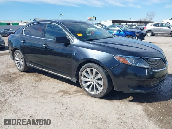 2014 Lincoln MKS with VIN 1LNHL9DK1EG604323, listed as a IAAI auction lot 41635817 with 223,136 mi miles. Bid and sale history available at carsss.com. Image 1.