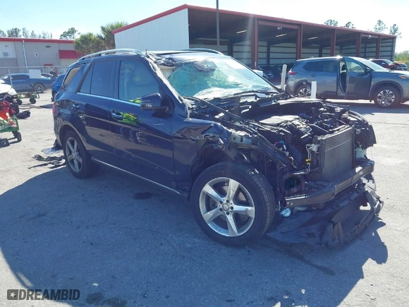 2016 Mercedes-Benz GLE with VIN 4JGDA5JB2GA749071, listed as a IAAI auction lot 41851496 with 78,788 mi miles. Bid and sale history available at carsss.com. Image 1.