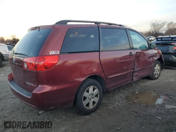 2006 Toyota Sienna CE с VIN 5TDZA23C86S471955, выставлен на аукционе Copart как лот 84844014 с пробегом 223 635 миль миль и Списание • Salvage title. История ставок и продаж доступна на DreamBid. Изображение 3.