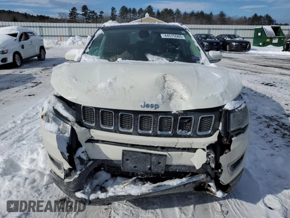 2020 Jeep Compass Limited z VIN 3C4NJCCB8LT108486, wystawiony jako Copart lot #44575565 z przebiegiem Nie podano mil oraz Szkoda całkowita • Salvage title. Historia ofert i sprzedaży dostępna na DreamBid. Obrazek 5.