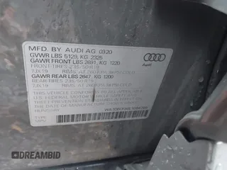 2020 Audi Q3 S line Premium with VIN WA1DECF36L1094769, listed as a IAAI auction lot 41191285 with 30,769 mi miles and . Bid and sale history available at DreamBid. Image 9.