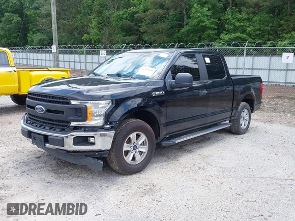2018 Ford F-150 XL with VIN 1FTEW1CP3JFB50122, listed as a IAAI auction lot 42249396 with 168,124 mi miles and . Bid and sale history available at DreamBid. Image 2.