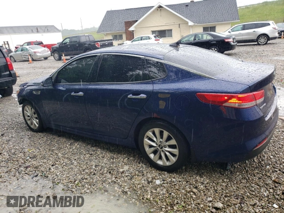 2017 Kia Optima EX with VIN 5XXGU4L39HG154393, listed as a Copart auction lot 60122115 with 89,728 mi miles and Salvage title. Bid and sale history available at DreamBid. Image 2.