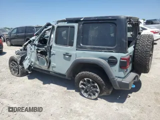 2024 Jeep Wrangler Rubicon with VIN 1C4RJXR68RW240539, listed as a Copart auction lot 57454395 with Not provided miles and Clean title. Bid and sale history available at DreamBid. Image 2.