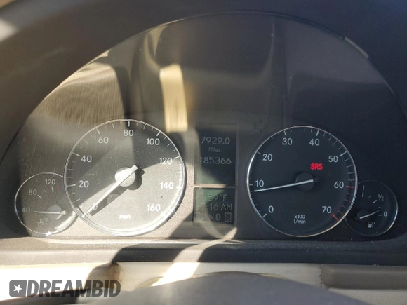 2005 Mercedes-Benz C 240 with VIN WDBRF61J15F593984, listed as a Copart auction lot 48720325 with 185,366 mi miles and Salvage Title. Bid and sale history available at DreamBid. Image 9.