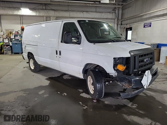 2010 Ford Econoline Cargo Commercial with VIN 1FTNE1EW1ADA90764, listed as a IAAI auction lot 42608095 with 146,335 mi miles and . Bid and sale history available at DreamBid. Image 63.