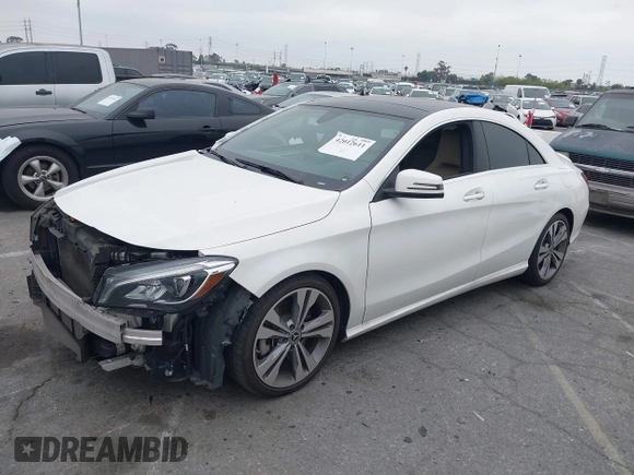 2019 Mercedes-Benz CLA with VIN WDDSJ4EB5KN741618, listed as a IAAI auction lot 42012611 with 91,417 mi miles. Bid and sale history available at carsss.com. Image 17.