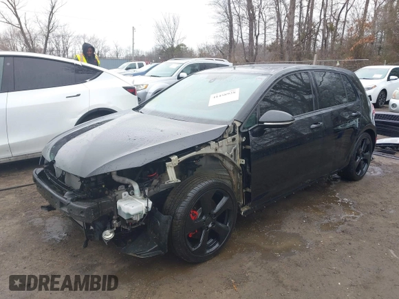 2015 Volkswagen Golf GTI Autobahn with VIN 3VW4T7AU5FM026230, listed as a IAAI auction lot 41458928 with 58,665 mi miles. Bid and sale history available at carsss.com. Image 2.