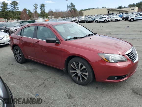 2012 Chrysler 200 S with VIN 1C3CCBHG0CN106851, listed as a Copart auction lot 52766705 with 146,105 mi miles and Salvage Title. Bid and sale history available at DreamBid. Image 4.