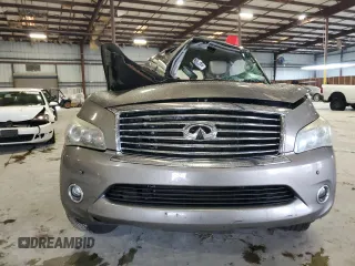 2013 Infiniti QX56 with VIN JN8AZ2NC4D9330416, listed as a Copart auction lot 70080304 with 0 mi miles and Salvage Title. Bid and sale history available at carsss.com. Image 5.