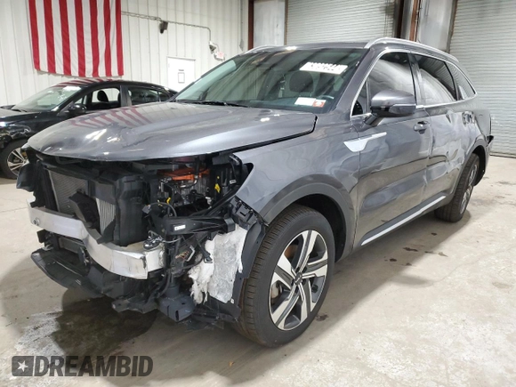 2023 Kia Sorento Hybrid EX with VIN KNDRHDLG8P5174024, listed as a Copart auction lot 83092544 with 20,636 mi miles and Clean Title. Bid and sale history available at carsss.com. Image 1.