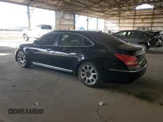 2012 Hyundai Equus Signature with VIN KMHGH4JH2CU045727, listed as a Copart auction lot 60744895 with 118,223 mi miles and Clean title. Bid and sale history available at DreamBid. Image 2.