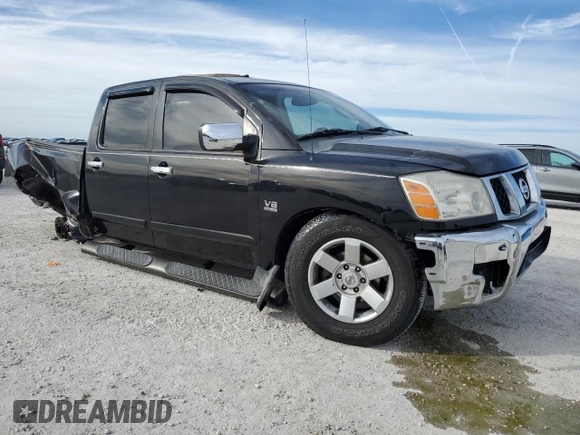 2004 Nissan Titan LE with VIN 1N6AA07A74N516071, listed as a Copart auction lot 87472284 with 140,011 mi miles and Salvage Title. Bid and sale history available at DreamBid. Image 4.